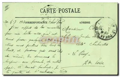 Saint-Chamond — La Caisse d'Épargne — LL — Achterkant