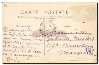 L'Auvergne — Een Boer —n°301 — Achterkant