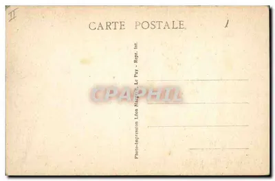 La Bourrée — tańcowa tradycyjna — Photo-Léon Margerit, Puy — Rewers