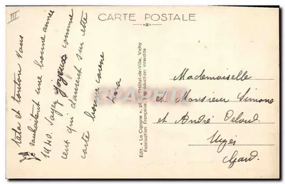 Pitoreska Auvergne — La Boutrée — Cigogne, nr 171 — Rewers