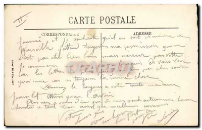 Argonne — Zouaves em emboscada com uma metralhadora — Vise Paris n° 430 — Verso