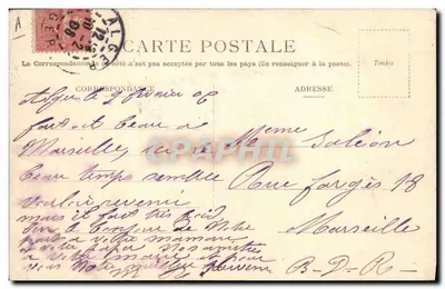 Partida dos Zouaves para as manobras — J. Geiser, Argel, n°364 — Verso