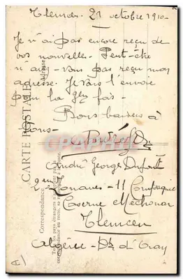 Argélia — Cenas Militares — Coleção Ideal, P.S. n°327 — Verso