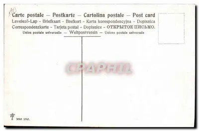 Crianças em couve — Série 5747 — Union postale universelle — Verso