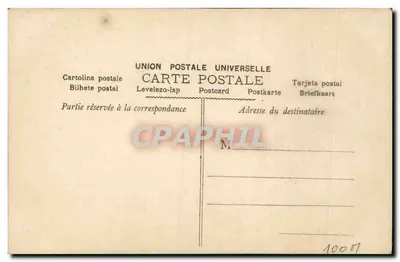 Kobieta w sukni z różowymi detalami — studio Lavallière — Paryż — Rewers