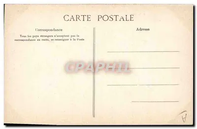 Retrato de um homem em traje da época — Coleção Artística do VIN DÉSILES — G. P., Paris — Verso