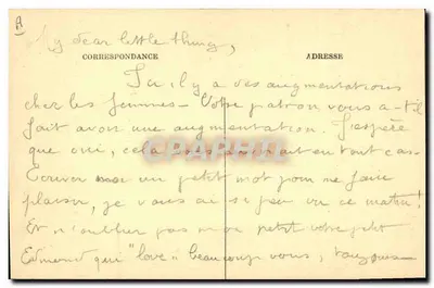 32 Rue de Mogador, PARIS IX — Compagnies Anonymes d'Assurances LE PATRIMOINE — Verso