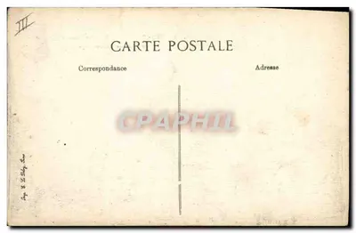 Sainte-Menehould — A Caixa de Economia e a Avenida Victor-Hugo — Des Magasins Réunis — Verso
