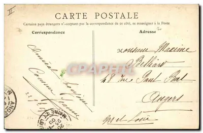 Saumur — De Spaarbank — P.3, Impr. Pein — Achterkant