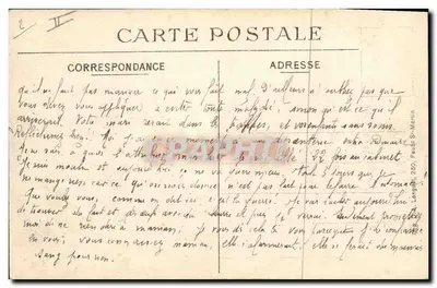 Sainte-Menehould — Hotel de Ville e Caixa de Economia — Editor: Martinet-Heuillard — Verso