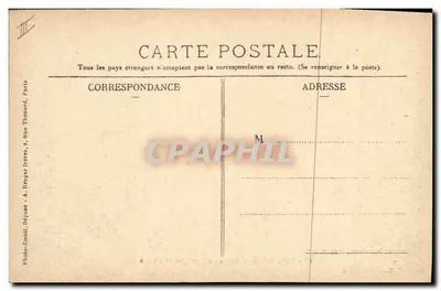Saint-Calais — Caixa de Epargna e Mercado — Cliché F. Tessier — Verso