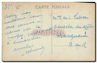 St-Étienne (Loire) — Sparkasse und Postamt — Édit. Brunet — Rückseite