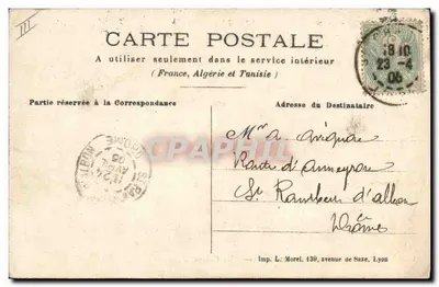 Saint-Chamond — A Caixa de Poupança — E.M. n°1024 — Verso