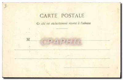 Auvergne - Een Boerenvrouw — P. Juliot, uitgegeven door Clermont-Ferraud — Achterkant