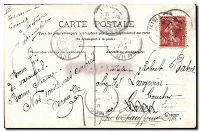 Femme au travail — Montagnarde, Puy-de-Dôme — éditeur non visible — Verso