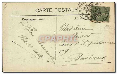 Twee vrouwen in traditioneel kleding — L'Auvergne — G.d'O. — 1015 — Achterkant