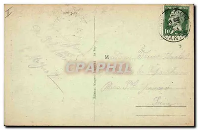Chłopka z kapturkiem z Auvergne — Margerit Breanad, nr 3550 — Rewers