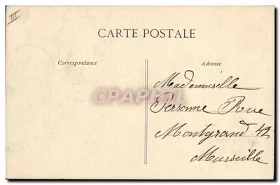 A Auvergne Pittoresca — Um Camponês — Coleção V. D. C. Pédith, n°118 — Verso