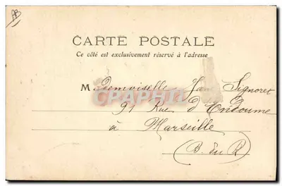 Een Spinnende — Type Auvergne — Uitgever Millé Boisiers, n° 275 — Achterkant