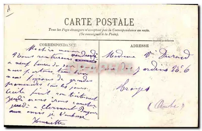 Tipos de Auvergne — Camponeses — LL. — Verso