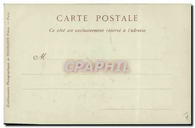 Nicolas Poussin — rytownik — kolekcje ND Phot, nr 434 — Rewers