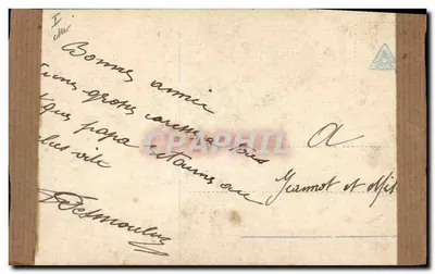 Dois gatos filhotes — Boas Festas — STC, n° 3483 — Verso