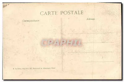 Un reparto di Zouaves nella foresta di Laigue durante la battaglia di Vic-sur-Aisne — E. Le Deley, imp. 127, Boulevard de Sébastopol, Parigi — Verso