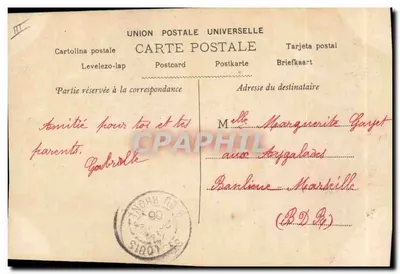 Retrato de Madame Vincourt — París — editor Rewlhiézer, n° 1510 — Reverso