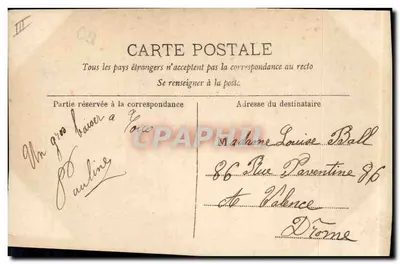 La Tortojada — Folies Bergère — Prewlinger Paris S.I.A. n° 172/9 — Verso