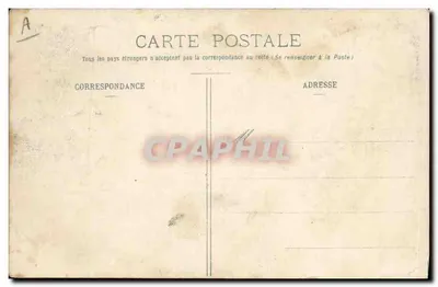 Bilhete postal antigo Homem Negro A vila africana na exposição de Bordeaux — Verso