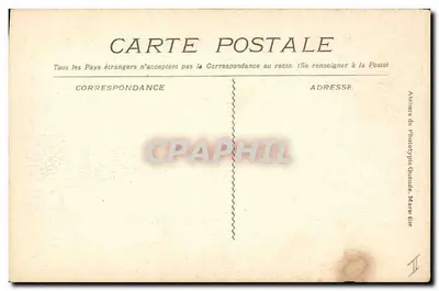 Toulon — Die Sparkasse — Guendé Phototypie-Ateliers, Marseille — Rückseite