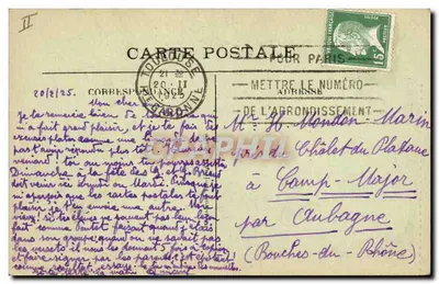 Toulouse — Rue du Languedoc — A Caixa de Poupança — Verso