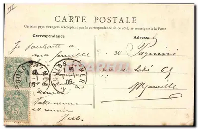 Toulon — Caisse d'Epargne — Édition Galeries Modernes, Toulon — Verso