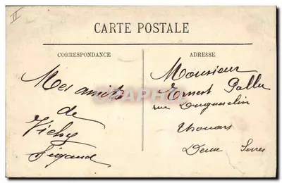 Thiers — La Caisse d'Épargne — LL — Verso