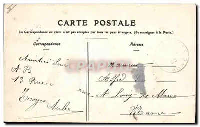 Troyes - De Spaarbank — Collectie T. G. — Achterkant