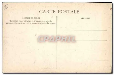 Duas camponesas do Auvergne — O Auvergne pitoresco — Editor V.D.C. n° 2035 — Verso