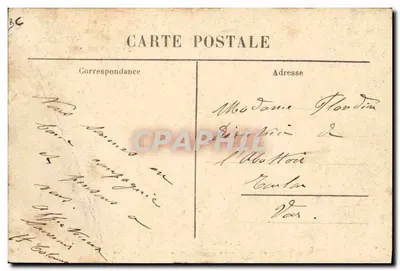 Jeunes Montagnards se rendant à califourchon à la foire de la Toussaint, au Puy — éditeur M.B. LE PUY — Verso