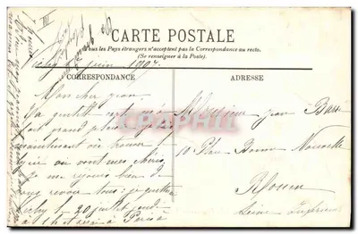 Tipos de Auvergne — A Bourrée — LL. — N° 26 — Verso