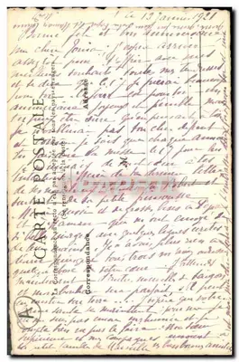 Criança pescando — desenho de E. Pobler — Carta postal — Verso