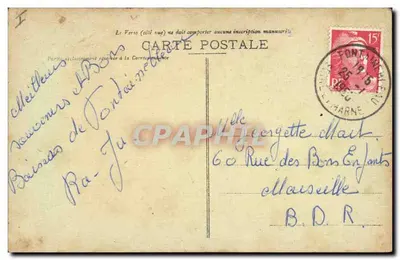 Żegnanie Napoleona z Fontainebleau, 20 kwietnia 1814 — Wydawca: 269 — Rewers