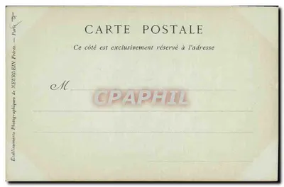 Charles Lebrun — Portret rzeźbiony — kolekcja ND Phot, nr 442 — Rewers