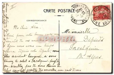 LYON - O Parque da Cabeça de Ouro, o Pombal — E. C. L. — Verso