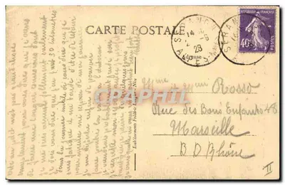 Bas-Thorenç (A.-M.) — O Grand-Hôtel du Château — FL. — n° 604 — Verso