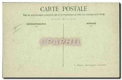 Versailles — Petit Trianon — Le Colombier — L.R. — Verso