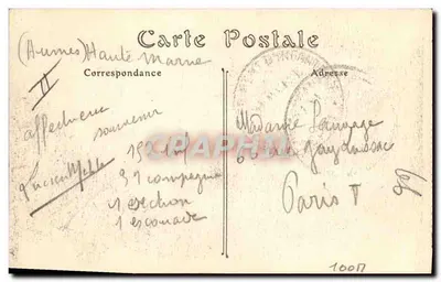 Langres — O Pombal Militar — ND. Fot. — Verso