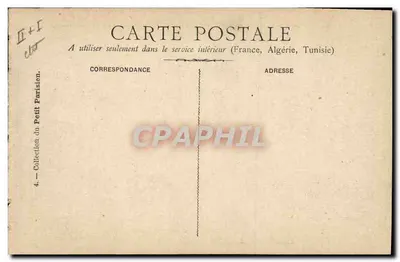 Stara pocztówka Militaria Flagę 2. Zouaves Bitwa w Solferino 1859 — Rewers