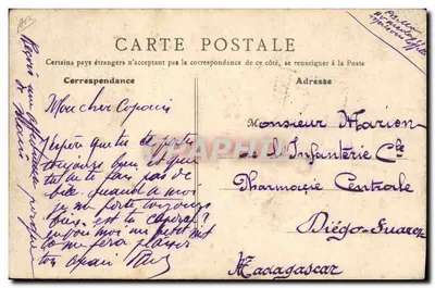 Les Zouaves no acampamento - Esperando a refeição — B.F., Paris, n°4 — Verso