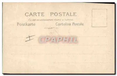 Crianças no telhado de Paris — cena noturna com lua sorridente — C.N.&Cie Paris, n°4 — Verso
