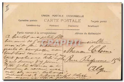 Criança tocando mandolina — Ao Claro da Lua — editor S. n° 1658 — Verso