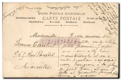 Louise Polyn — Retrato da cantora — Olympia, Paris — Verso